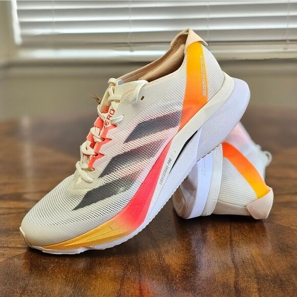 Adidas Boston 12 Women's Running Shoes Size 8.5 Beige Orange Lightstrike Pro New - Picture 3 of 16